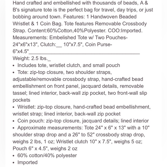 America & Beyond Midnight Butterflies Tote Plus 🖤🦋 - Picture 12 of 12